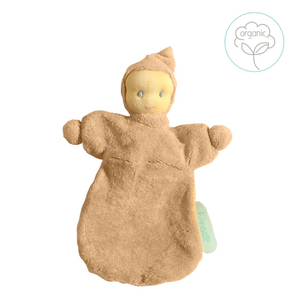 peppa hoppa baby belle organic bonding doll - sand