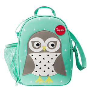 3 sprouts lunch bag - owl