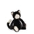 jellycat bashful black & white kitten - small