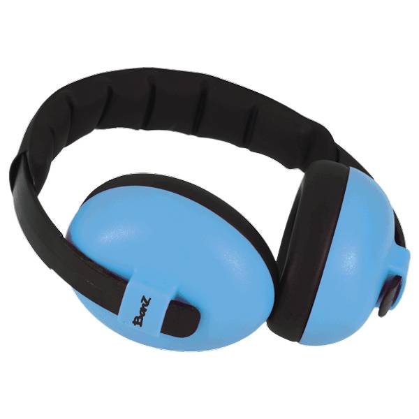 banz earmuffs hearing protection for baby - sky blue