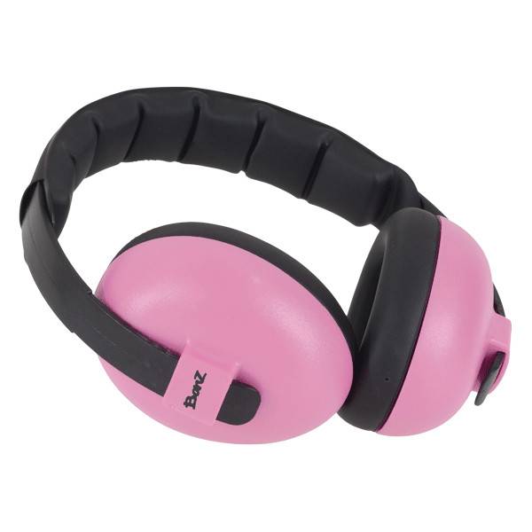 banz earmuffs hearing protection for baby - petal pink