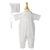little things mean a lot boys poly-cotton pintuck romper
