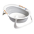 boon naked 2 position collapsible baby bathtub - grey (new design)