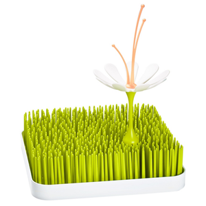 boon stem refresh drying rack accessory - coral + white