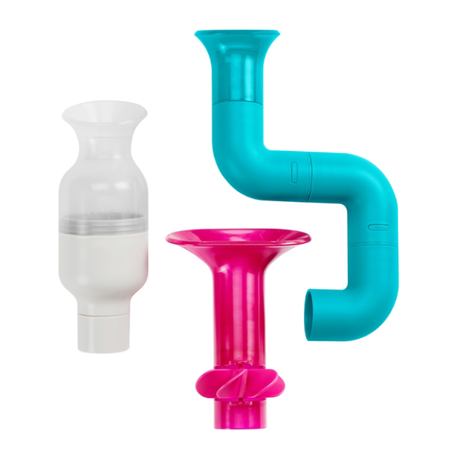 Boon Tubes Bath Toy - Pink Multi