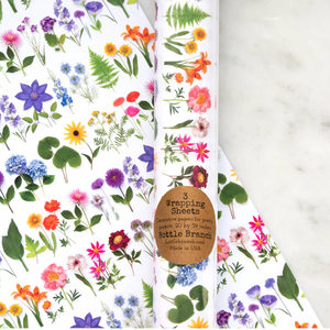 bottle branch gift wrap