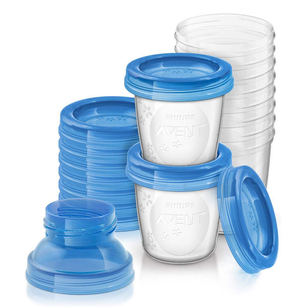philips avent breast milk storage cup set