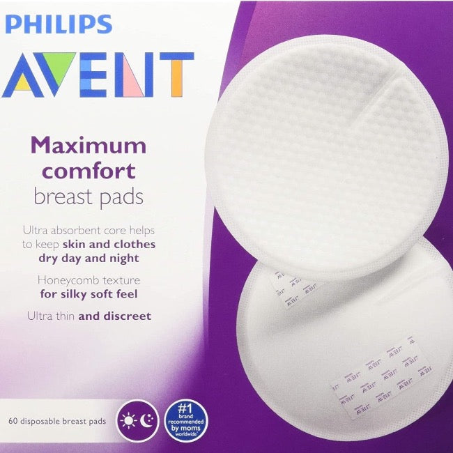 philips avent maximum comfort disposable breast pads 60pk