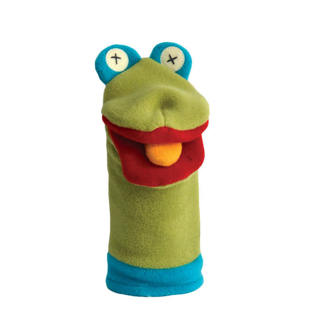 Cate & Levi Softy Fleece Puppet - Frog