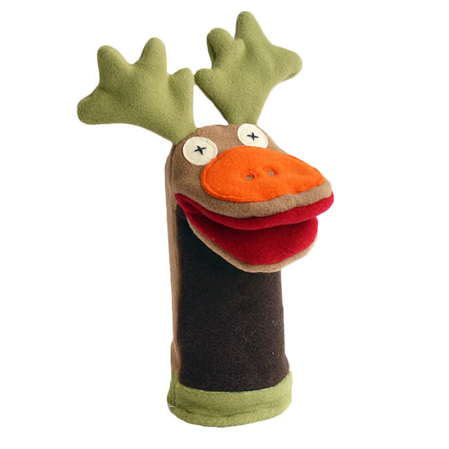 Cate & Levi Softy Fleece Puppet - Moose