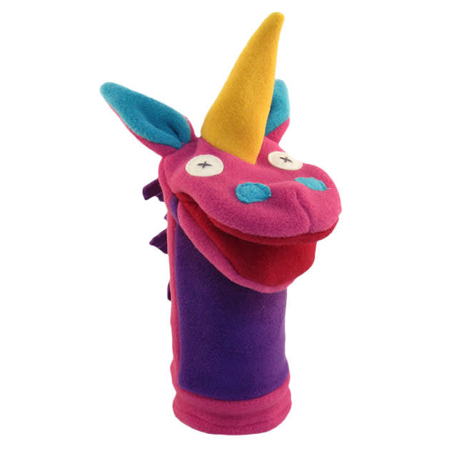 Cate & Levi Softy Fleece Puppet - Unicorn