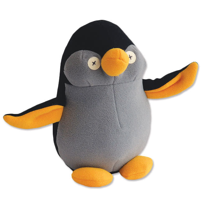 cate & levi softy fleece stuffed animal - penguin