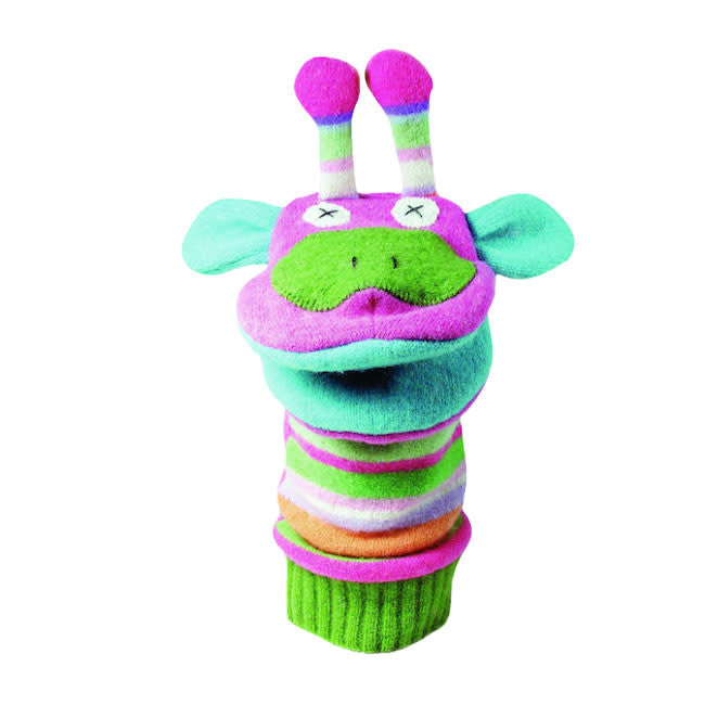 Cate & Levi Wool Animal Puppet - Giraffe