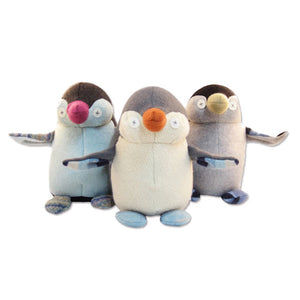 cate & levi wool stuffed animal - penguin