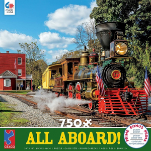 ceaco all aboard! assorted oversize puzzle 750PC