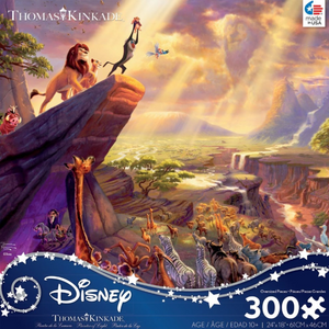 ceaco thomas kinkade disney oversize puzzle 300PC