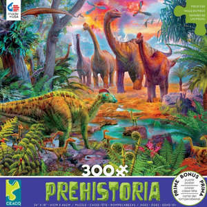 ceaco prehistoria assorted oversize puzzle 300pc