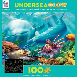ceaco undersea glow in the dark puzzle 100PC