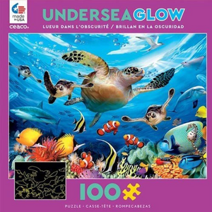 ceaco undersea glow in the dark puzzle 100PC