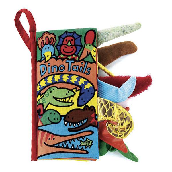 jellycat dino tails cloth book