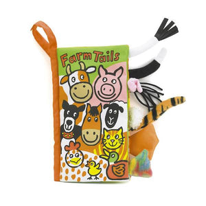 Jellycat Cloth Book - Farm Tails