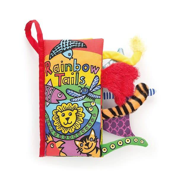 jellycat rainbow tails cloth book