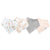 copper pearl bibs 4pk - coral