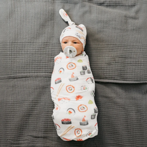 copper pearl swaddle blanket - baja