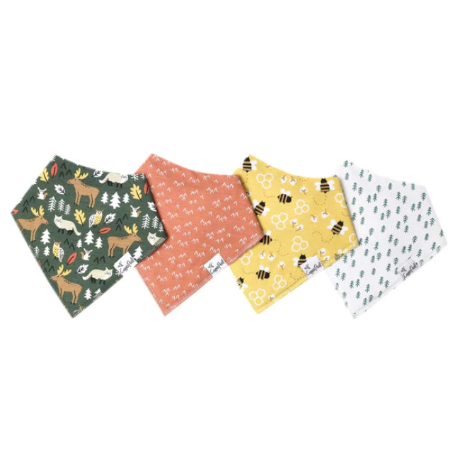 Copper Pearl Bibs 4pk - Atwood