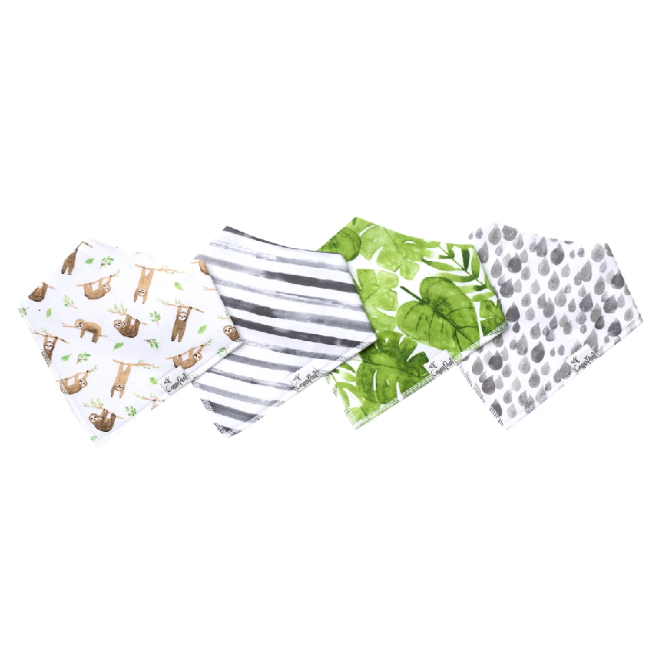 Copper Pearl Bibs 4pk - Noah