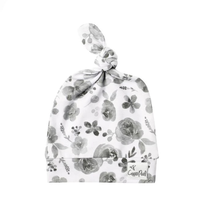 copper pearl top knot hat - rowan