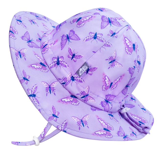 Jan + Jul Cotton Floppy Sun Hat - Butterfly