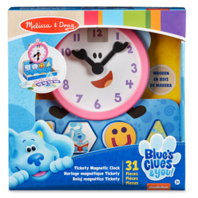 Melissa & doug clock on sale