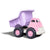 green toys dump truck pink