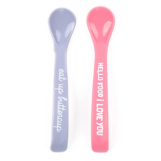 bella tunno silicone spoon set - eat up + hello food