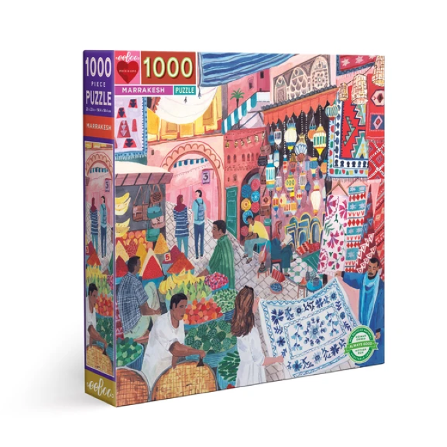 eeboo 1000pc puzzle - marrakesh