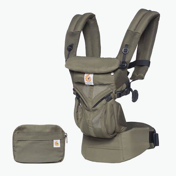 ergo baby omni 360 carrier - cool air mesh khaki green