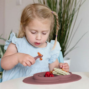 ezpz mini feeding set - mauve