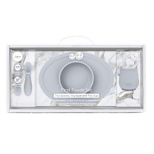 ezpz first foods set - nordic pewter