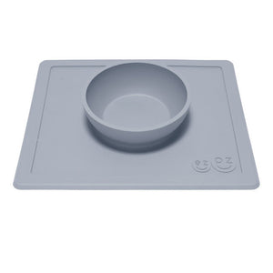 ezpz happy bowl nordic pewter