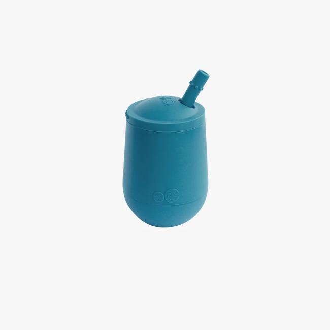 ezpz mini cup + straw training system - blue