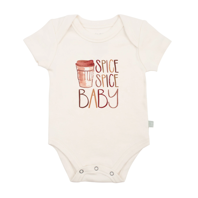finn and emma graphic bodysuit - spice spice baby