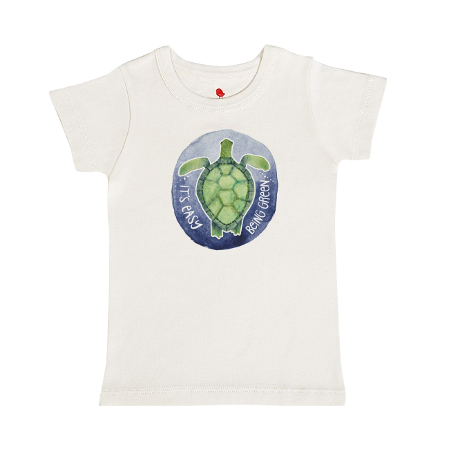 finn and emma graphic tee - turtle