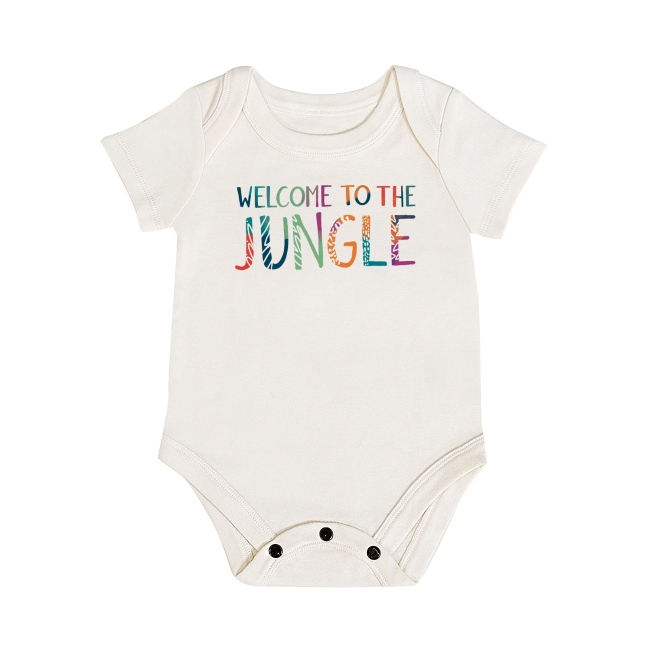 finn and emma graphic bodysuit - welcome to the jungle