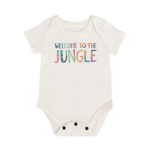finn and emma graphic bodysuit - welcome to the jungle