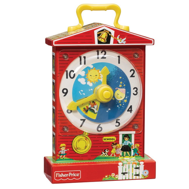 fisher price teaching clock