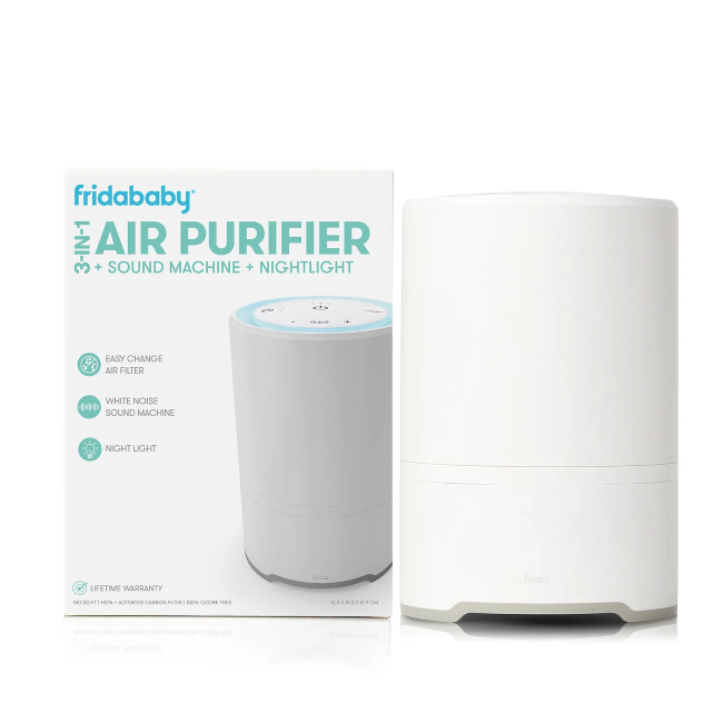 fridababy 3-in-1 air purifier sound machine + nightlight