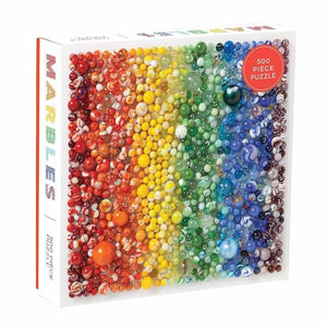galison rainbow marbles 500 piece puzzle
