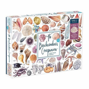 galison the beachcomber's companion 1000 piece puzzle with shaped pieces
