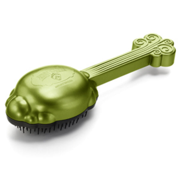 knot genie supreme detangling hair brush - smooth going green